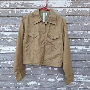 Debra deroo utility jacket pure linen Size Small